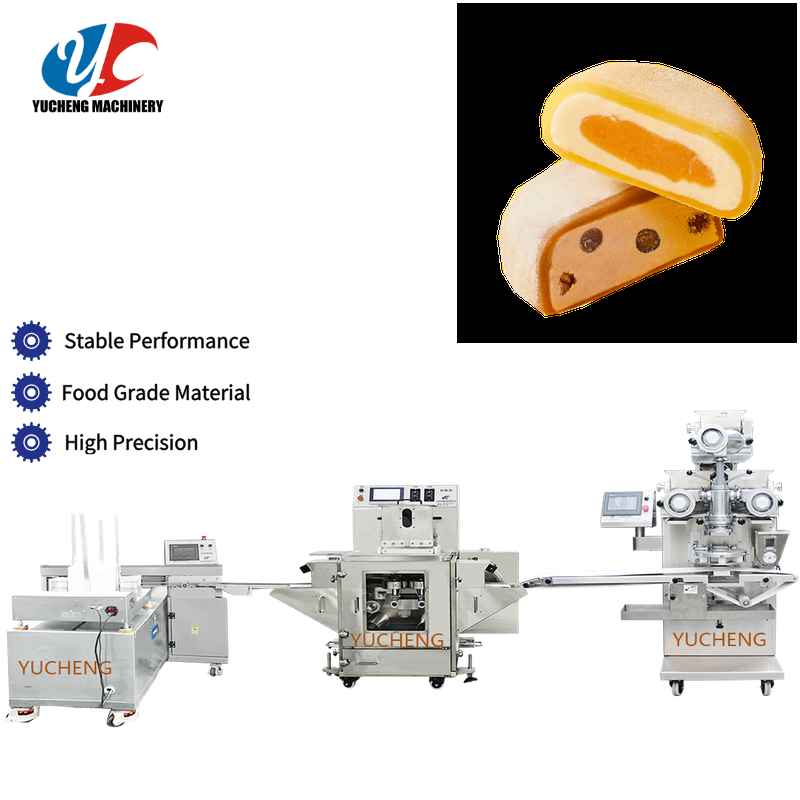Mochi Ice Cream Encrusting Machine for Filled Ice Cream Ball Production